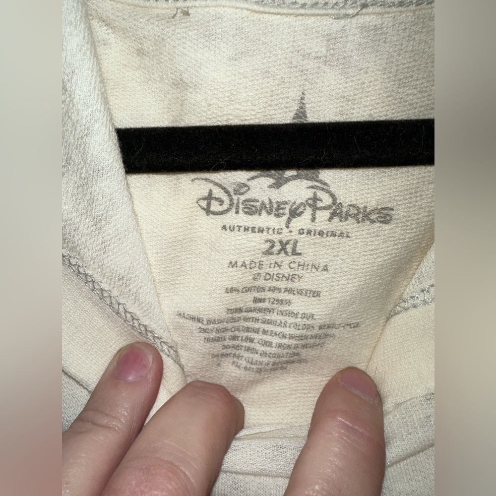 DisneyParks๐นRose & Crown Pub Long-sleeve Burnout Hoodie Tee-Shirt,size XXL,RARE - Picture 2 of 7